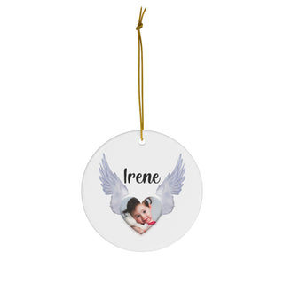 Personalized baby Ceramic Ornaments