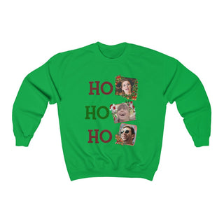 Custom HoHoHo Funny christmas Unisex Crewneck Sweatshirt