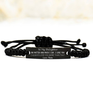 To Daughter From Mom Bracelet