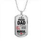 I'm a Proud dad Dog Tag Necklace