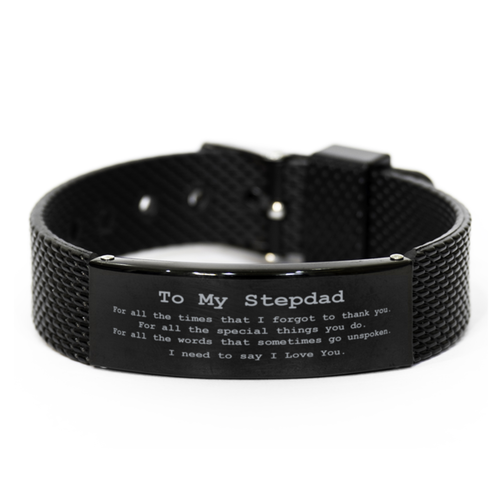 Best Gifts for Stepdad,for all the time that i forgot thank you,Stepdad Bracelet,Stepdad Gifts ideas for Thank you