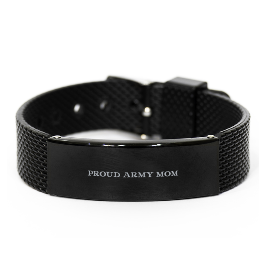 Military Mom mesh bracelet,Proud Army Mom,Long Distance Relationship Gifts for Army Soldier Mom,Gifts For Veteran dad Army Veteran