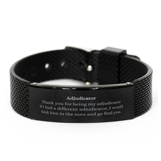 Adjudicator Bracelet,Thank you for being my Adjudicator,Gifts for Adjudicator,Mother Day Gifts,Father Day Gifts,Thank you Gifts,Appreciation Gifts,mesh bracelet