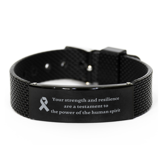 Your strength and resilience are a testament to the power of the human spirit Cancer Support,Cancer Fight Bracelet,for Cancer Fight,Cancer Awareness Bracelet,mesh bracelet