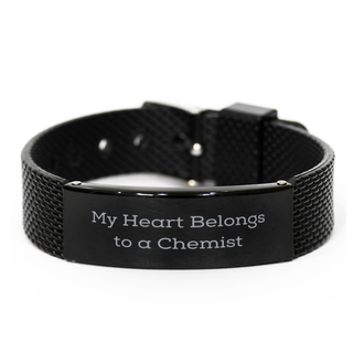 My Heart Belongs to a Chemist Bracelet,Chemist Gifts,Chemist Wife,Chemist Girlfriends,Chemist Boyfriend,mesh bracelet